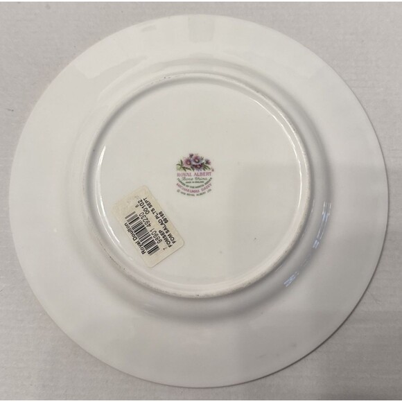 Royal Albert September 8" Plate Bone Fine China Flower Of Month England Vintage - Picture 2 of 4